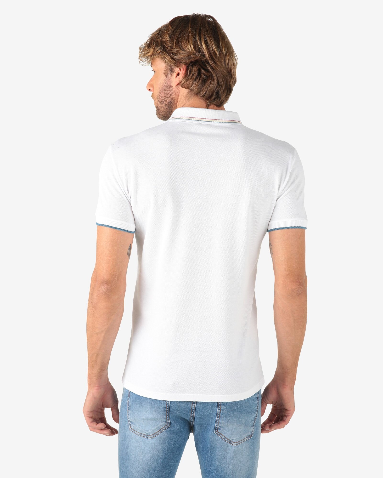 camisa polo costas