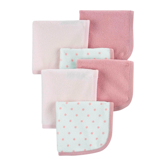 Kit Paninho de Boca Carter´s 6 Peças Rosa