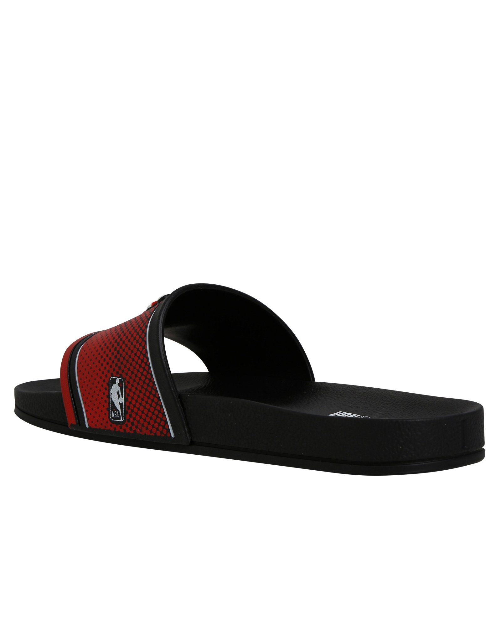 Riachuelo Chinelo Slide Chicago Bulls NBA PVC Rider Preto/Vermelho
