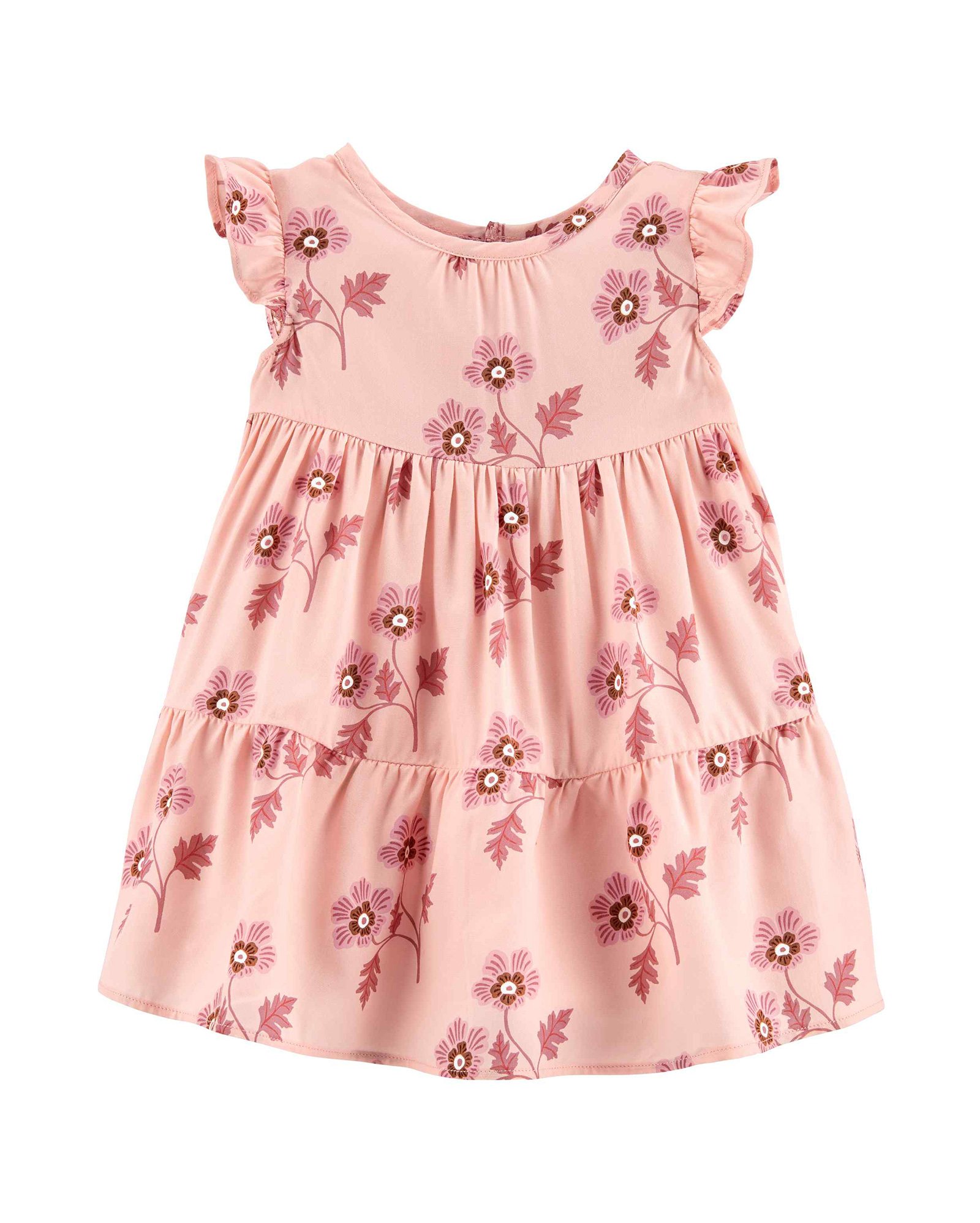 Riachuelo Vestido Evasê Bebê Carter´s Floral Rosa