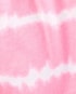 Kit Vestido Bebê Carter´s Listrado Tie Dye + Calcinha - Branco/Rosa
