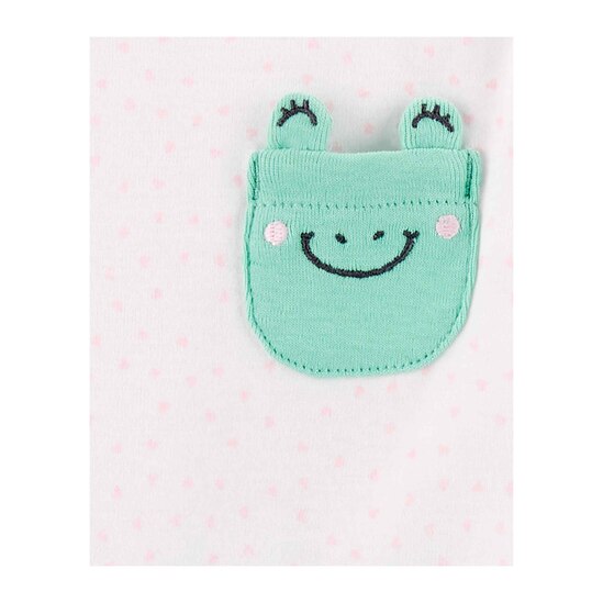 Conjunto Bebê 3 Peças Sapinho Carter's - Multicor