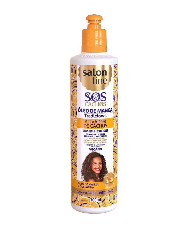 Riachuelo Finalizador Ativador De Cachos S O S Cachos Oleo De Manga Salon Line 300ml