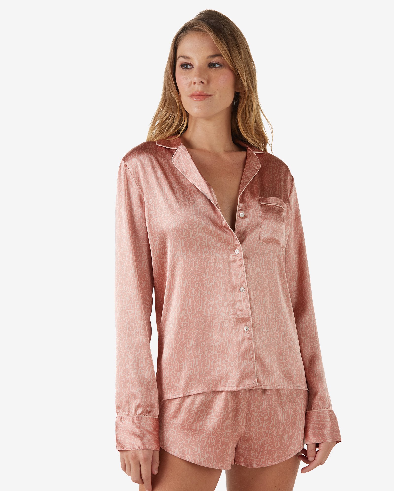 PS036 Senhoras De Cetim De Seda Pijama Feminino Sexy Lace Com Decote Em V 3  Peças Conjunto De Pijama Plus Size Completo Manga Spaghetti Strap Pant  Nightwear Y18102205 De Gou05, $114,21 