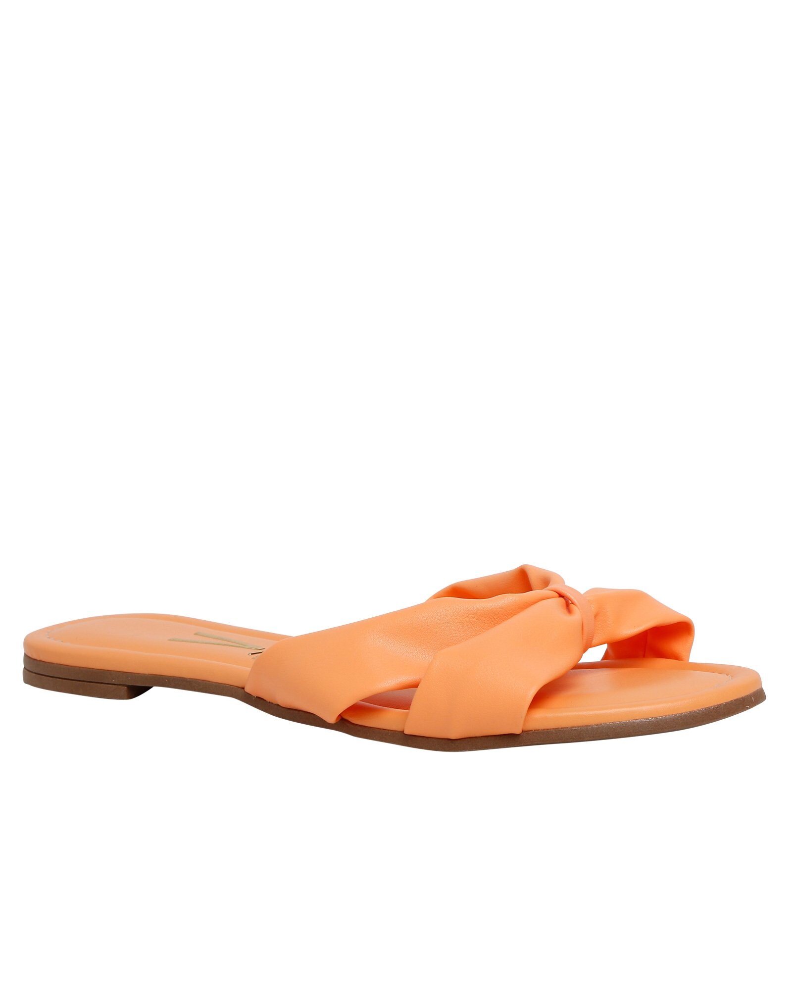 Riachuelo | Sandália Rasteira Vizzano - Laranja Neon