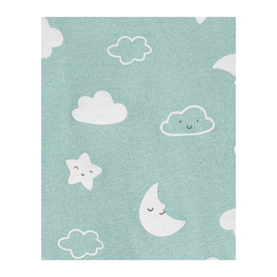 Kit Body Bebê Carter´s 3 Peças Clouds - Azul/Branco