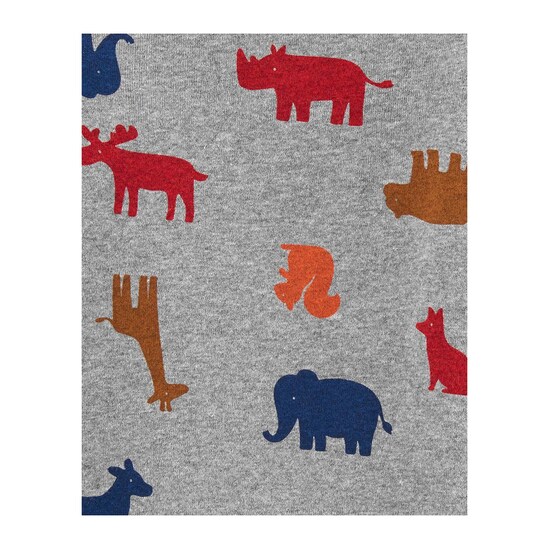 Kit Body Bebê Carter´s 4 Peças Animals - Multicor