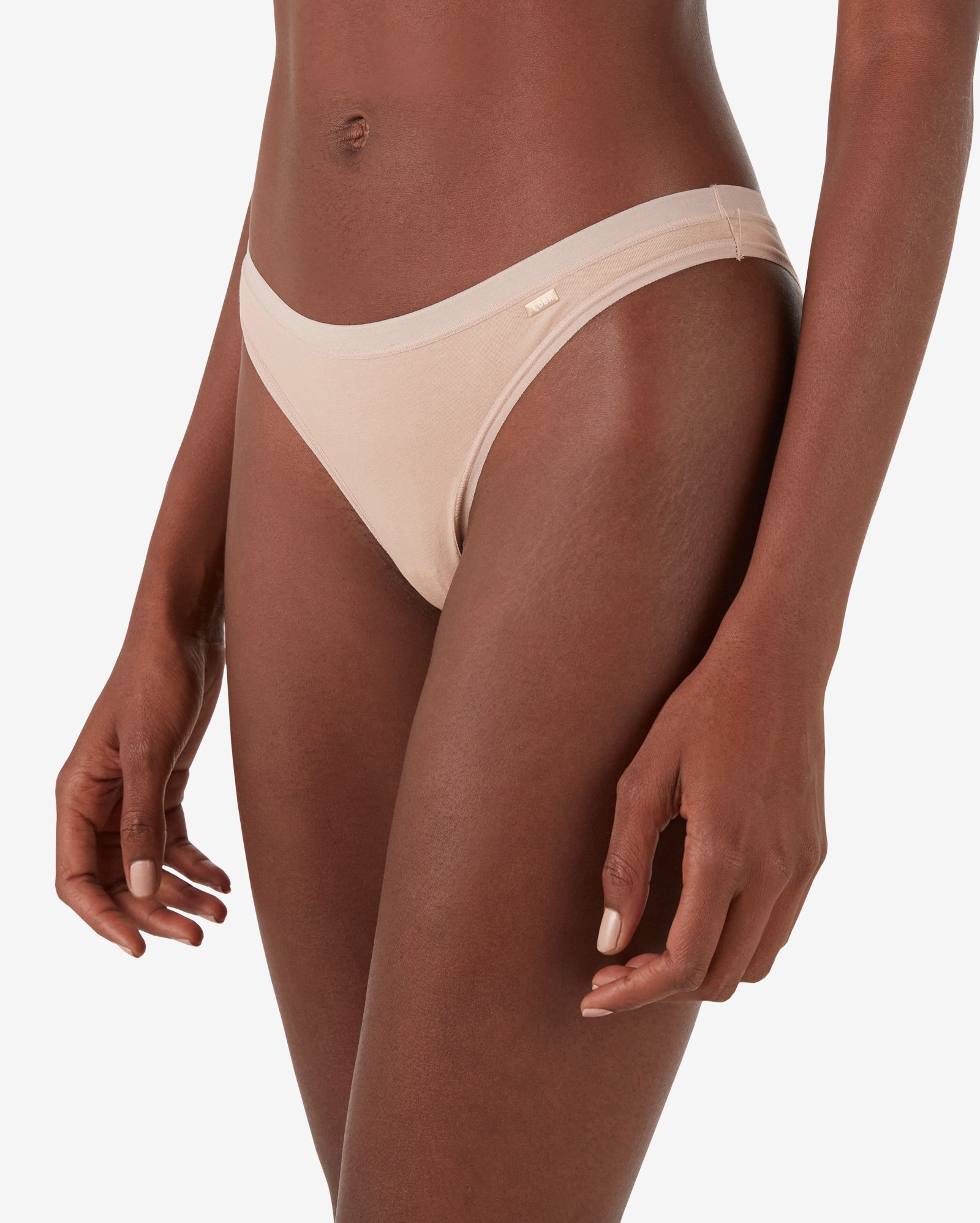 Riachuelo | Calcinha Tanga Loba Lupo Bege