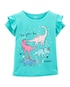 Camiseta Infantil Dinossauros Carter's Verde Água