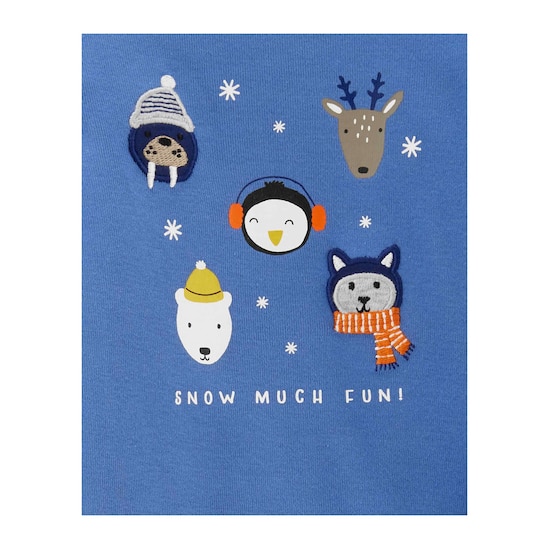 Conjunto Bebê Carter´s 2 Peças Snow Much Fun! Cinza Mescla