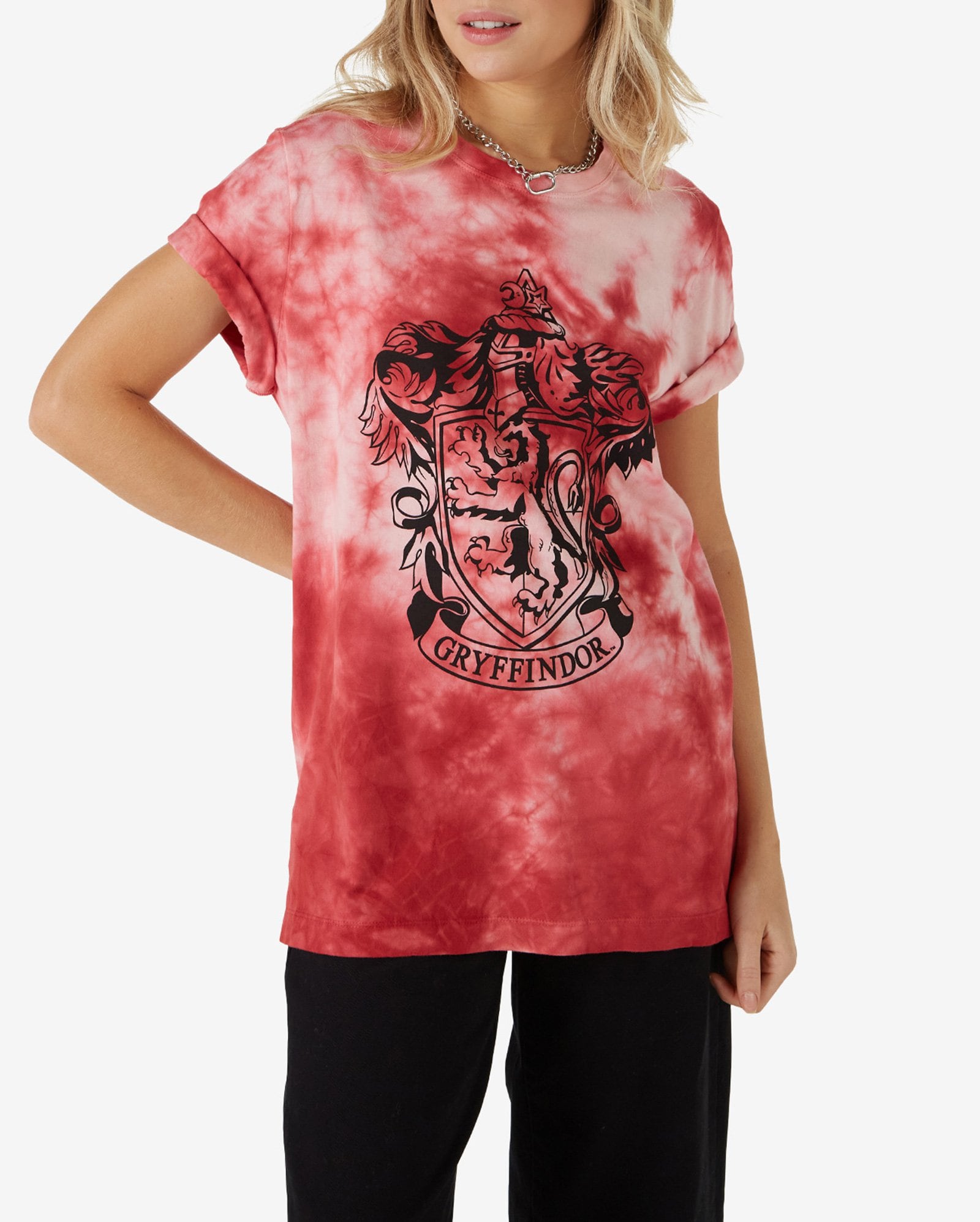 Riachuelo | Camiseta Tie Dye Gryffindor Harry Potter Vermelho