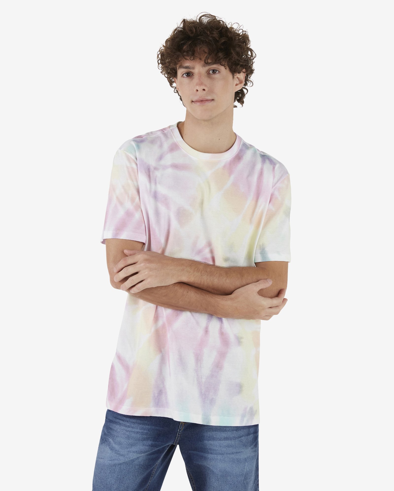 camiseta tie dye branca