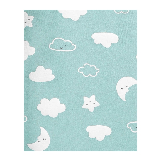 Kit Body Bebê Carter´s 5 Peças Love You Cinza Mescla