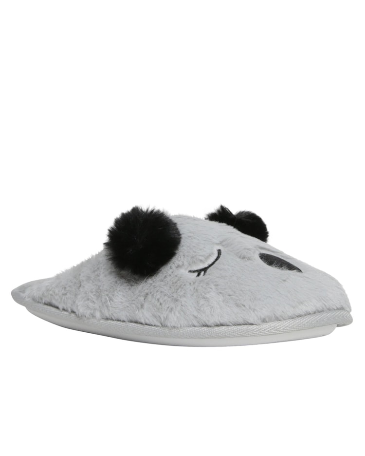 Riachuelo Pantufa Feminina Slipper Koala Cinza Accessori by