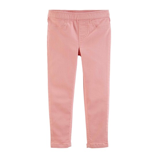 Calça Jeans Color Infantil Carter's Rosa Pastel Tam 2 a 5