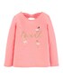 Blusa Infantil Twirl Carter's Rosa Salmão Tam 2 a 5