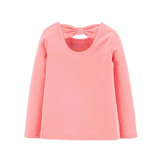 Blusa Infantil Twirl Carter's Rosa Salmão Tam 2 a 5