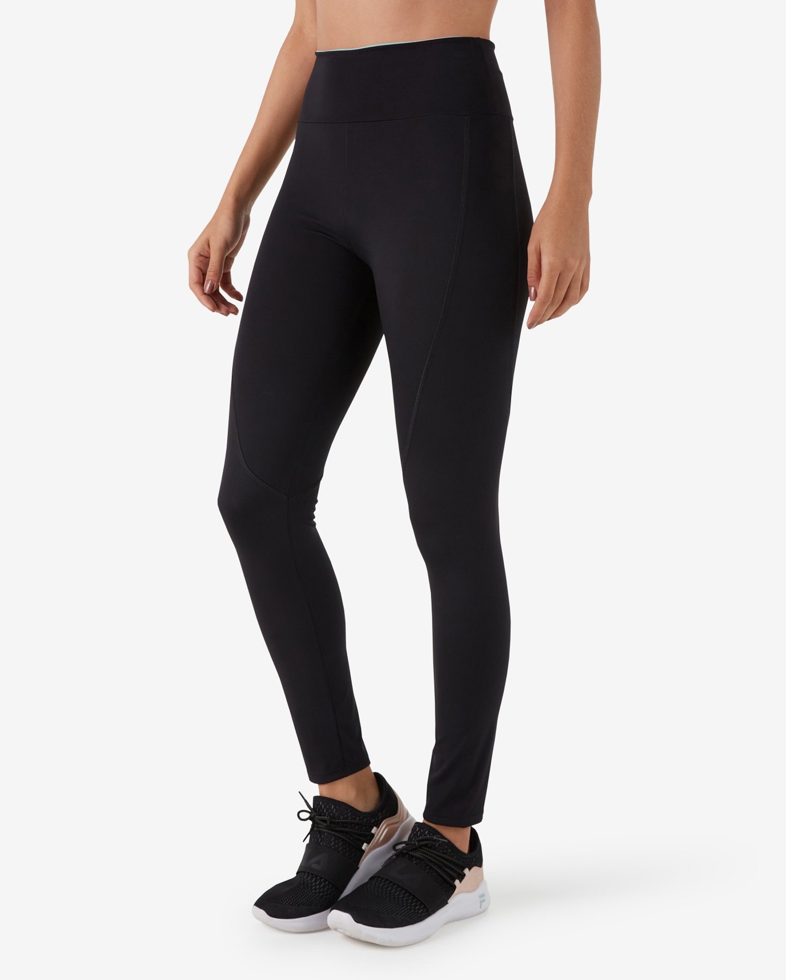 Riachuelo | Calça Feminina Legging Recorte Preto Body Work by Riachuelo