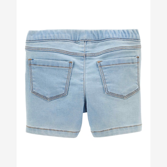 Short Jeans Infantil Carter's Básico Denim Claro Tam 2 a 5