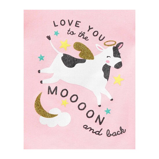 Kit Pijama Bebê 4 Peças Vaquinha Carter's Multicor