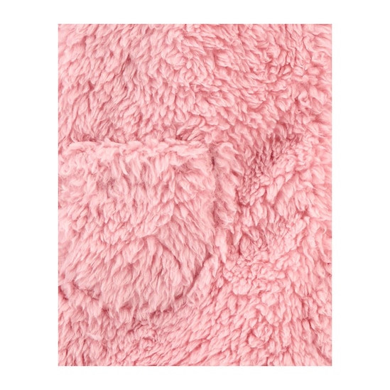 Blusa de Moletom Bebê Carter's Zíper com Capuz Ursinho Rosa