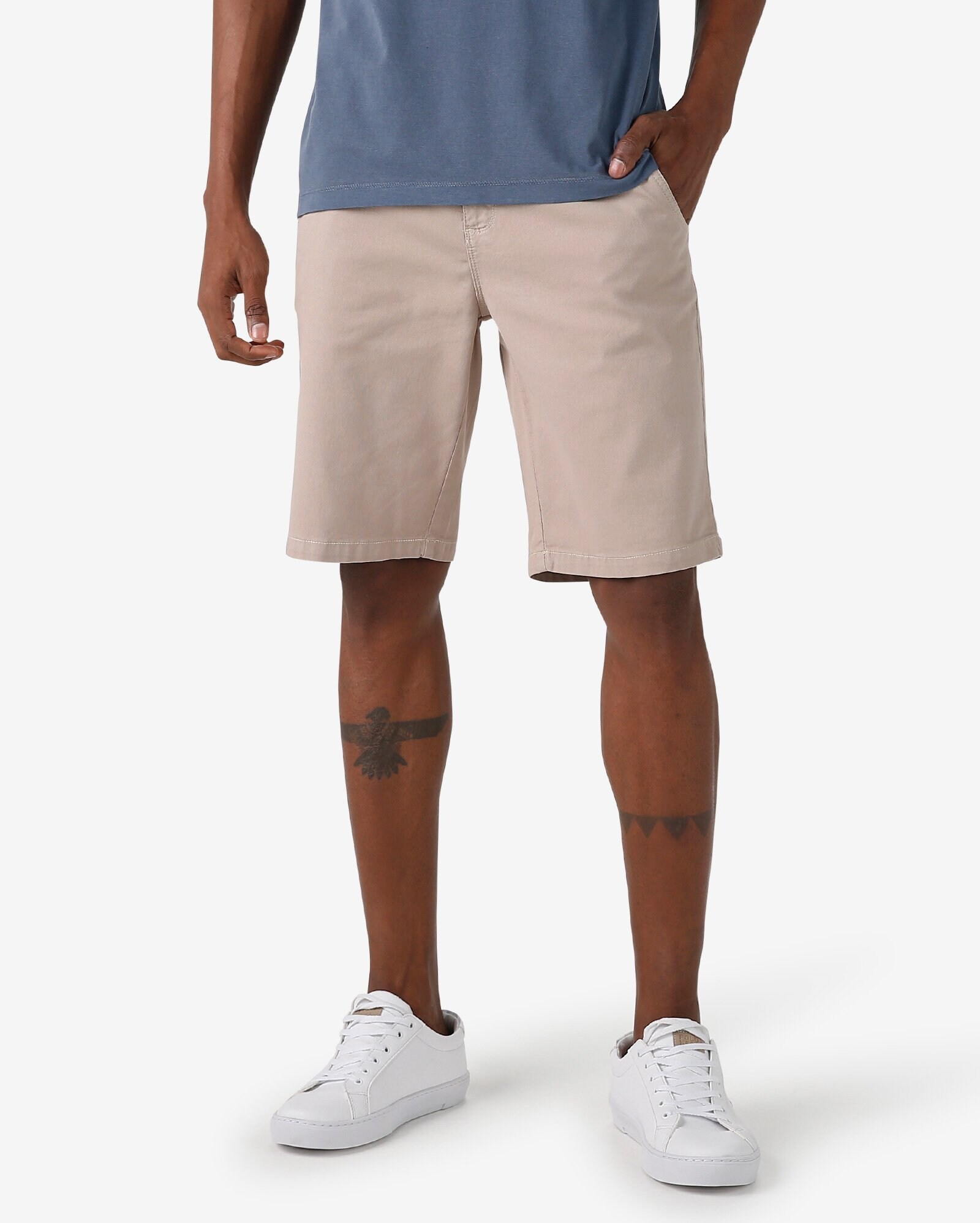 khaki bermudas