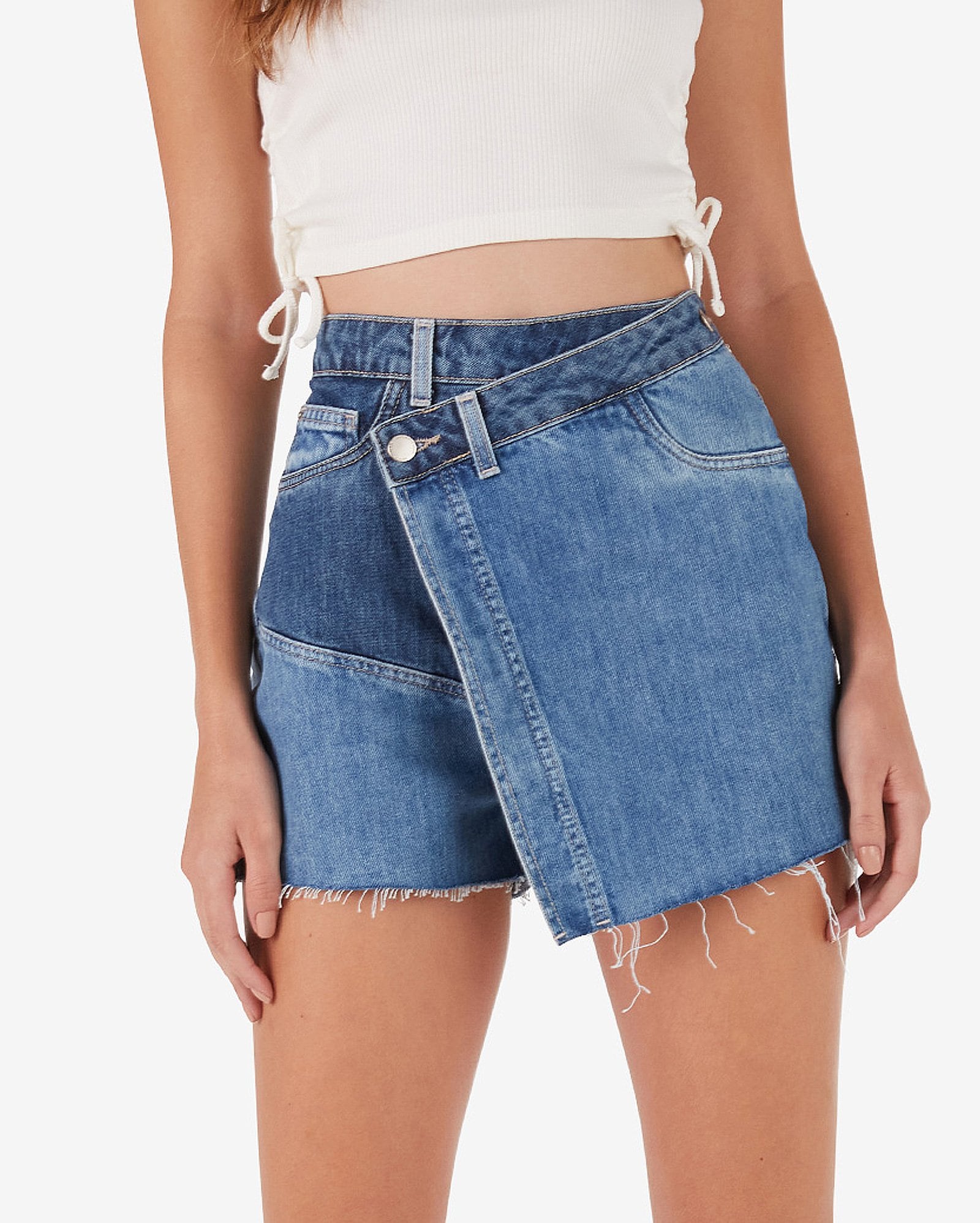 short saia jeans riachuelo