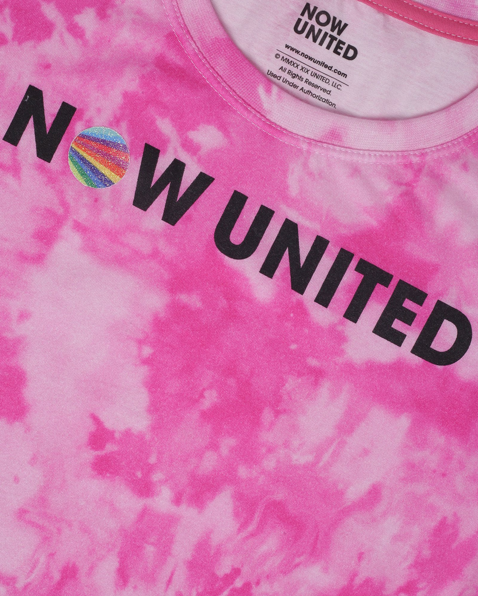 camisa now united rosa