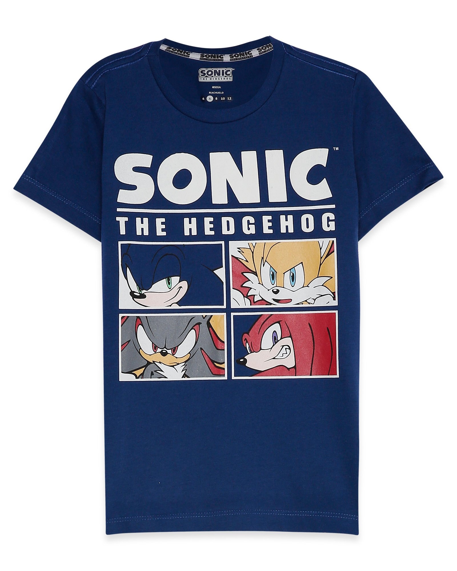 camiseta sonic riachuelo infantil