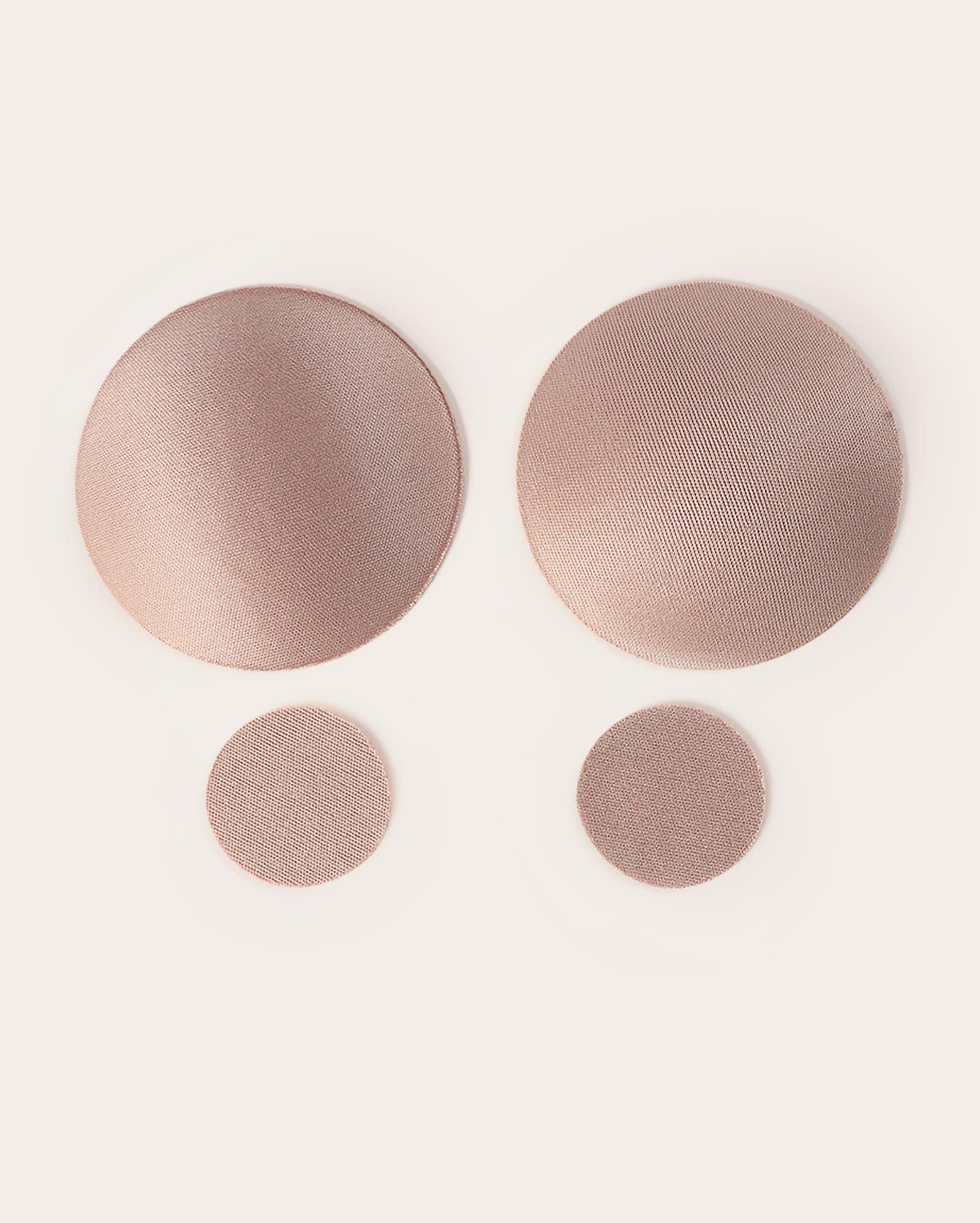 Sutiã adesivo de silicone serrilhado - bege | Adereu