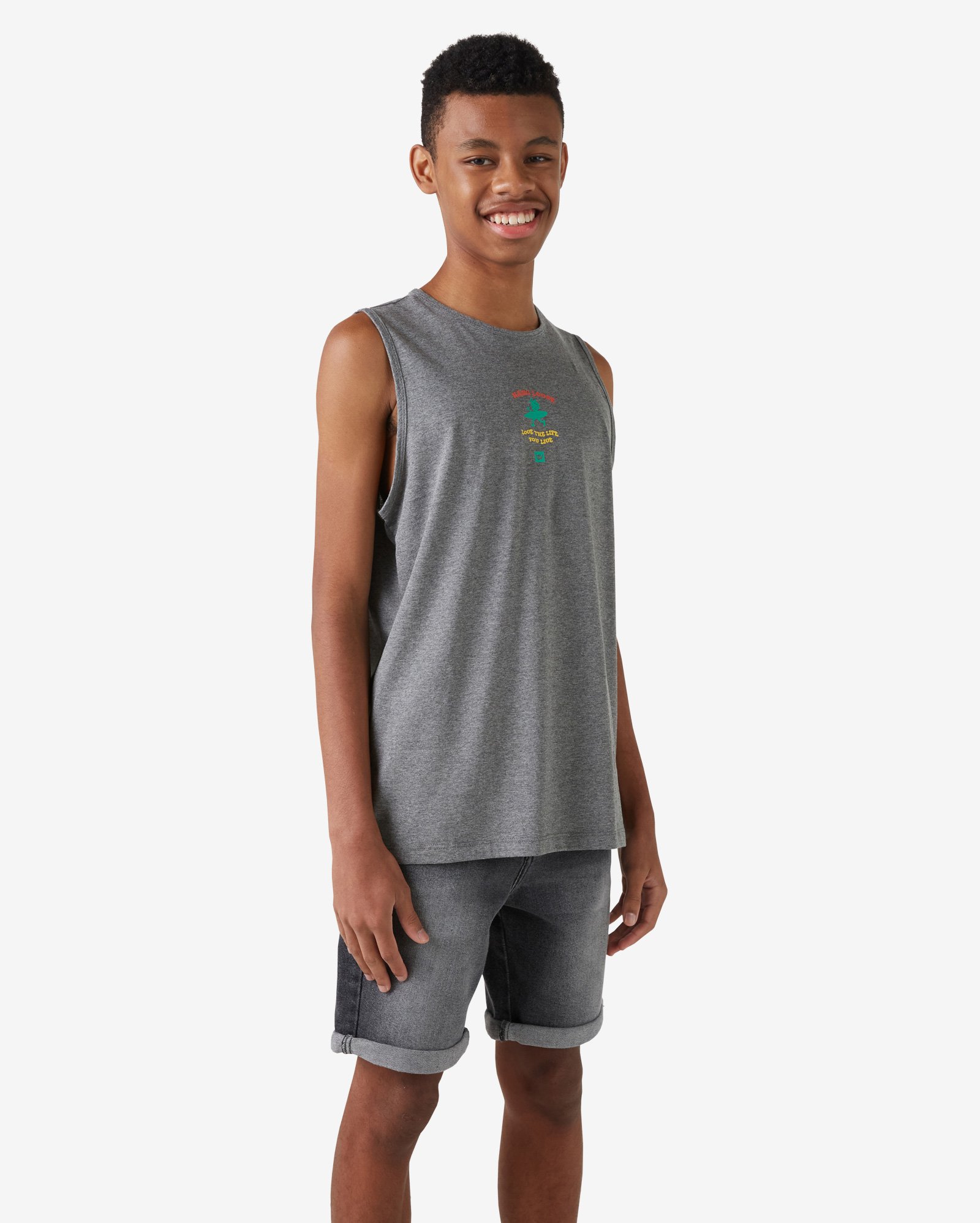 camiseta regata juvenil
