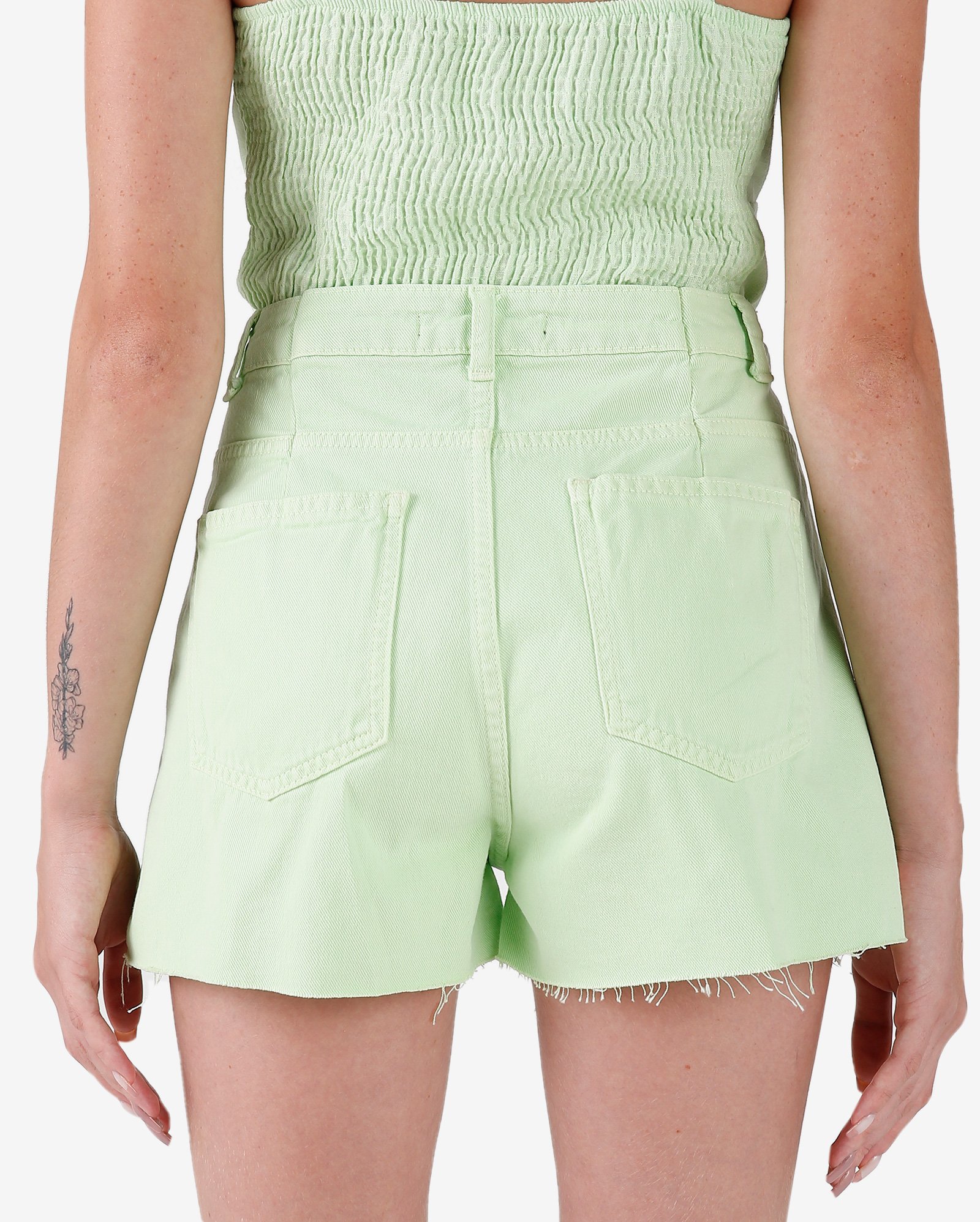 short jeans verde