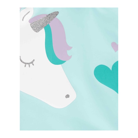 Conjunto Praia Bebê Carter´s 2 Peças Proteção UV Unicorn Azul/Lilás