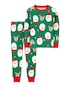 Pijama Infantil Carter´s 2 Peças Santa Claus Verde
