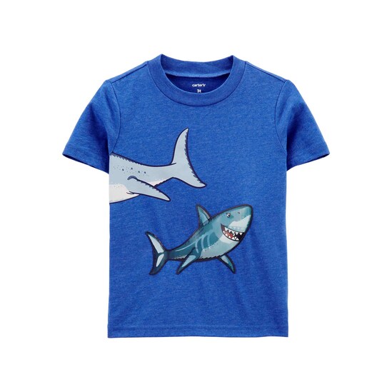Camiseta Infantil Carter´s Sharks Azul