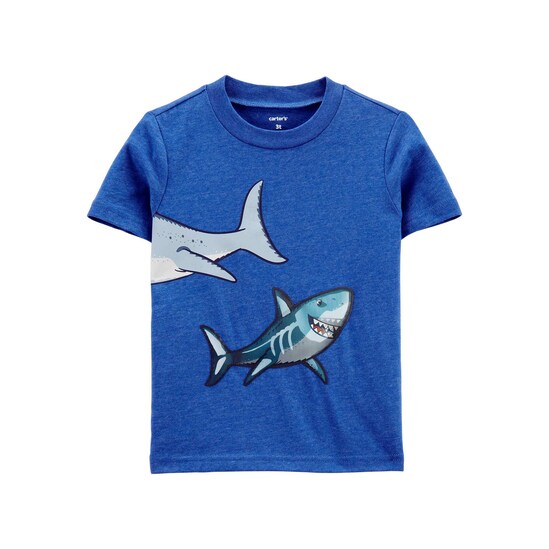 Camiseta Infantil Carter´s Sharks Azul