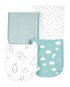 Kit Paninho de Boca Carter´s 4 Peças Coulds Azul/Branco