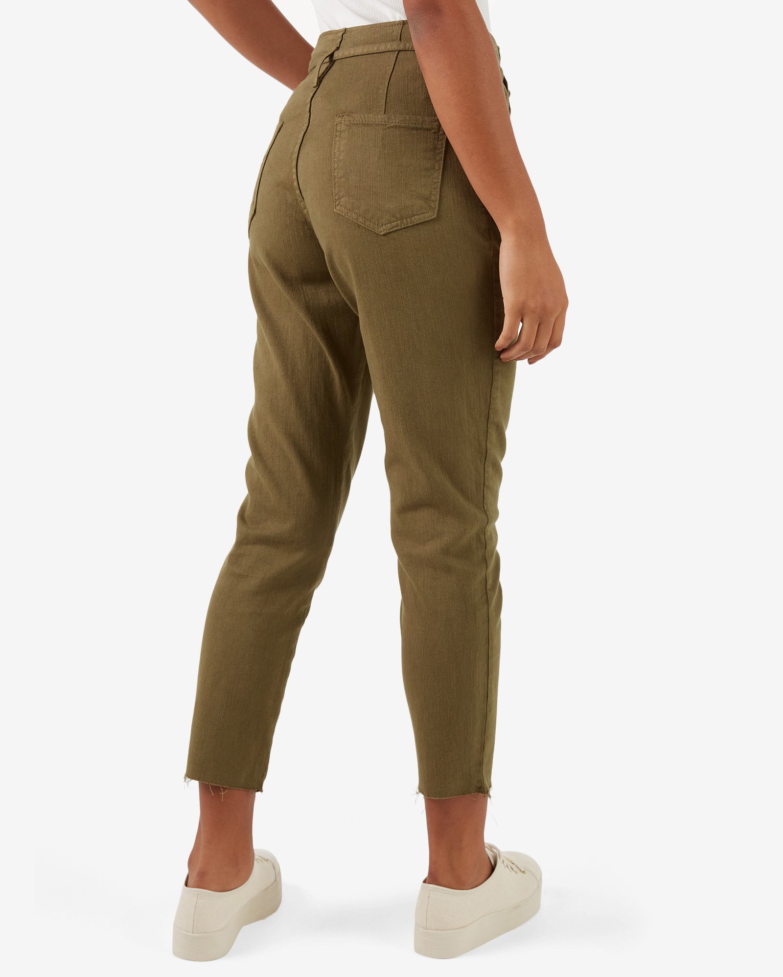 Riachuelo | Calça Jeans Color Feminina Clochard Verde Militar Pool by  Riachuelo