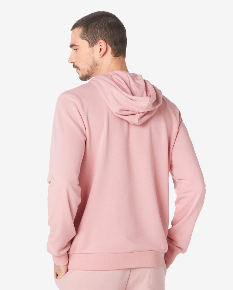 Riachuelo Blusa de Moletom Masculina Manga Longa com Capuz Rosa