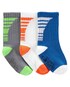 Kit Meia Infantil Cano Longo 3 Pares Carter´s Multicor
