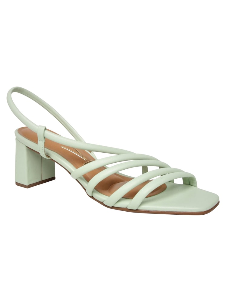 Riachuelo Sandália Média Tiras Finas Vizzano Verde Menta