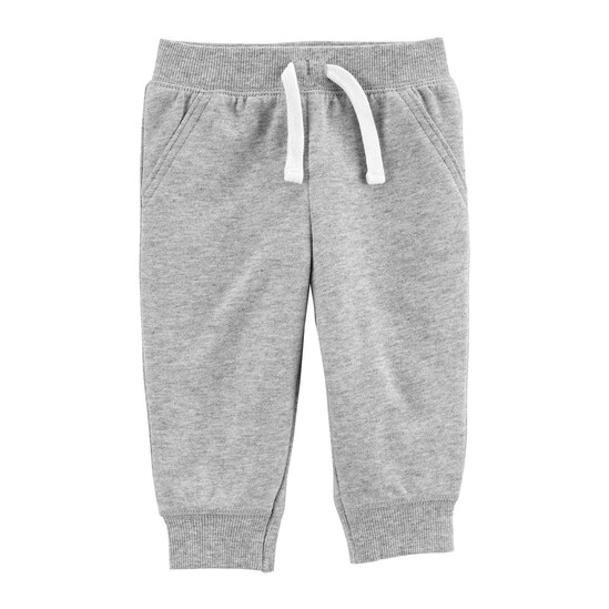 Calça Bebê Carter´s Moletom Cinza Mescla Tam. 1 a 24 Meses