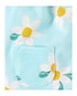 Conjunto Bebê Carter´s 3 Peças Floral Azul/Cinza Mescla/Laranja