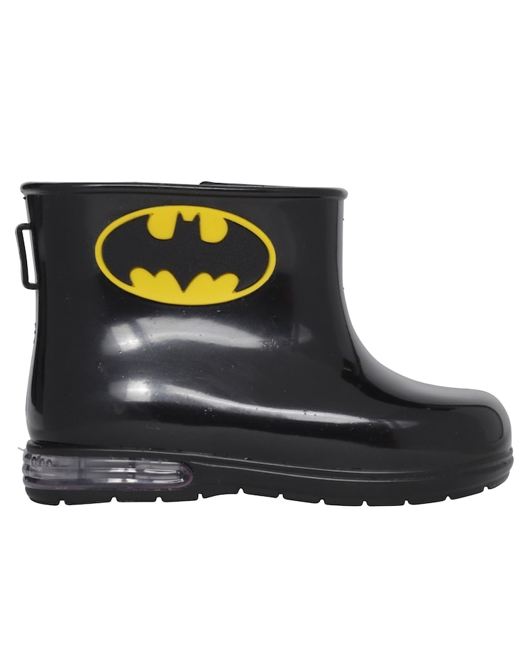Riachuelo Bota Galocha Infantil Batman Led Kids Preto