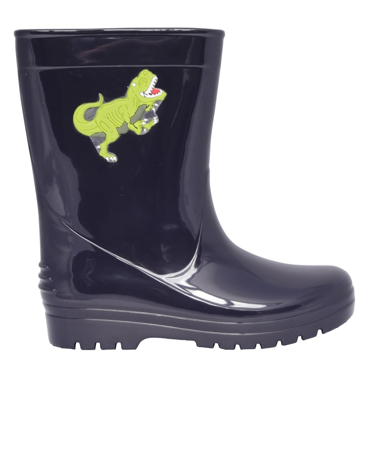 Riachuelo Bota Galocha Infantil Dinossauro RCHLO Kids Azul Marinho