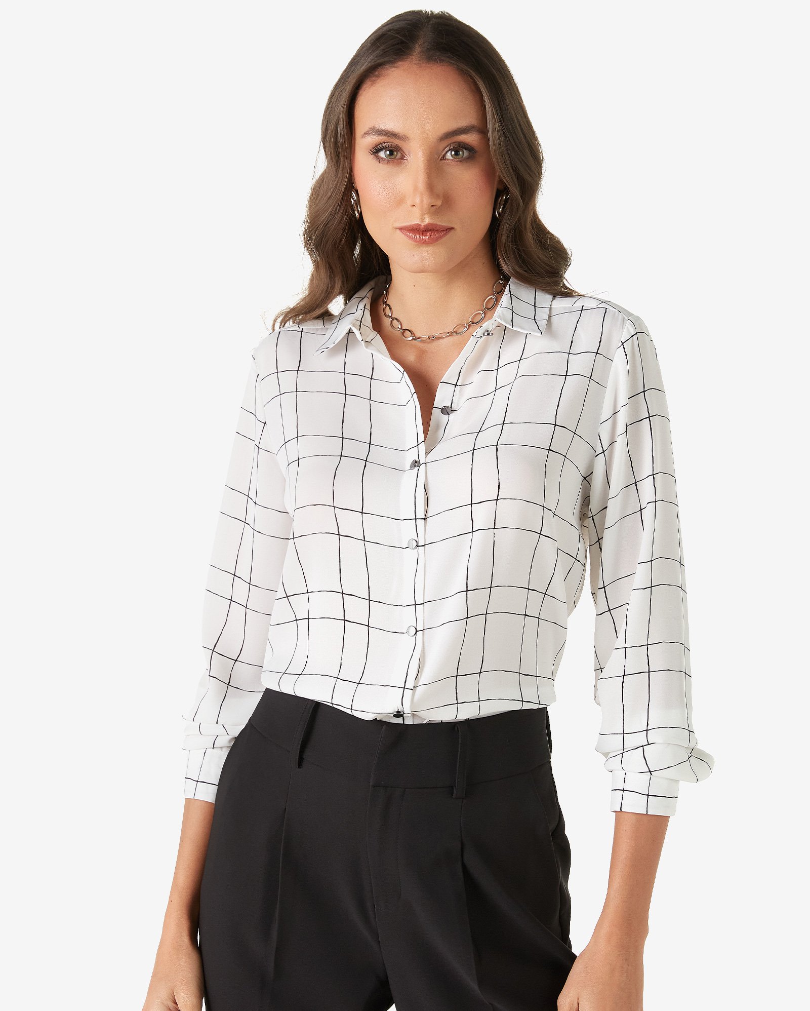 camisa manga longa feminina riachuelo