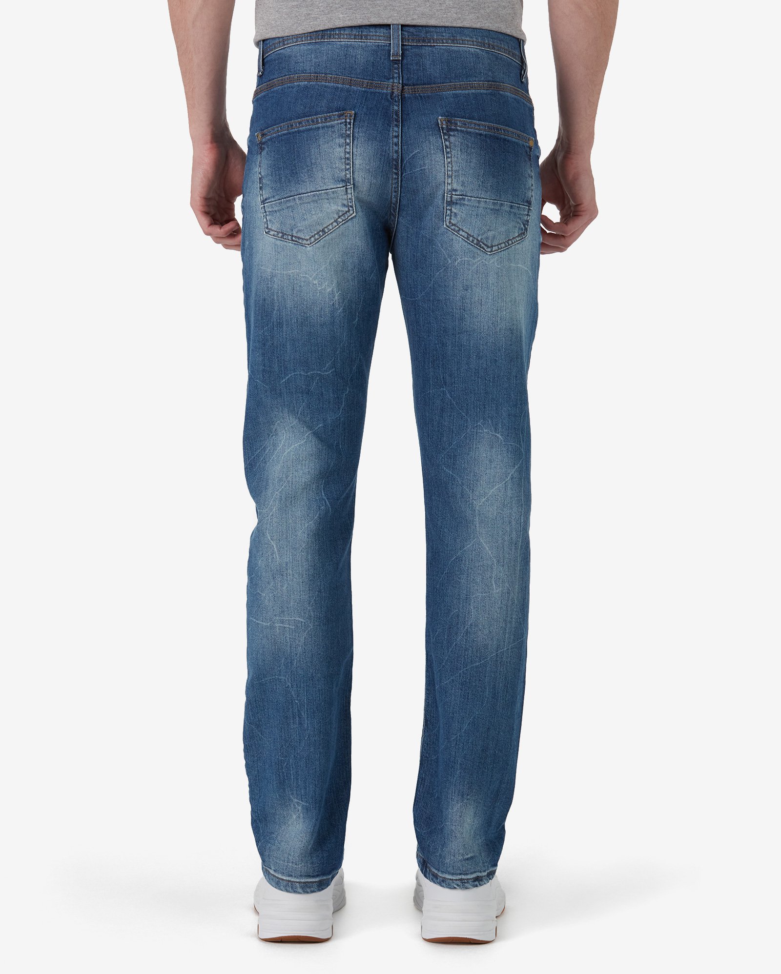 Riachuelo | Calça Jeans Masculina Slim Puídos Denim Claro Pool by Riachuelo