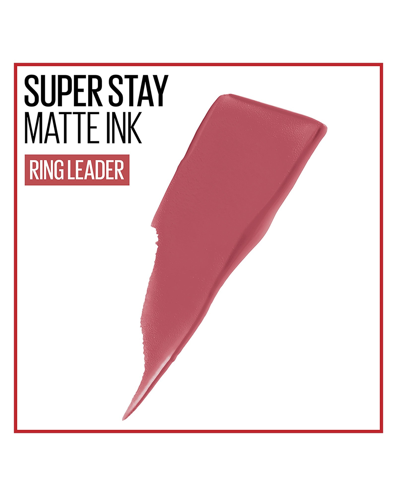 Batom Líquido Longa Duração Maybelline SuperStay Matte Ink 175 Ringleader 5ml