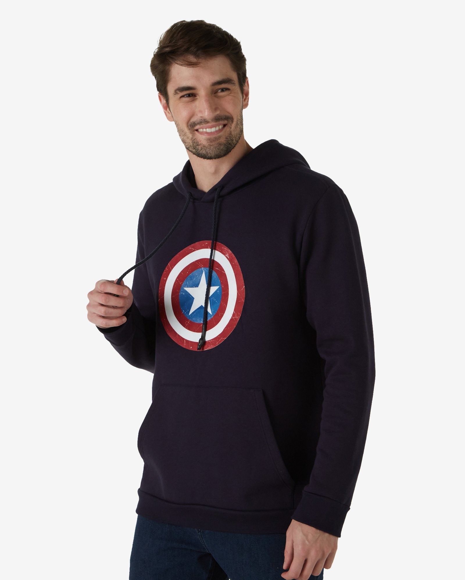 Jaqueta College Moletom CapitÃ£o AmÃ©rica Riachuelo Blusa De