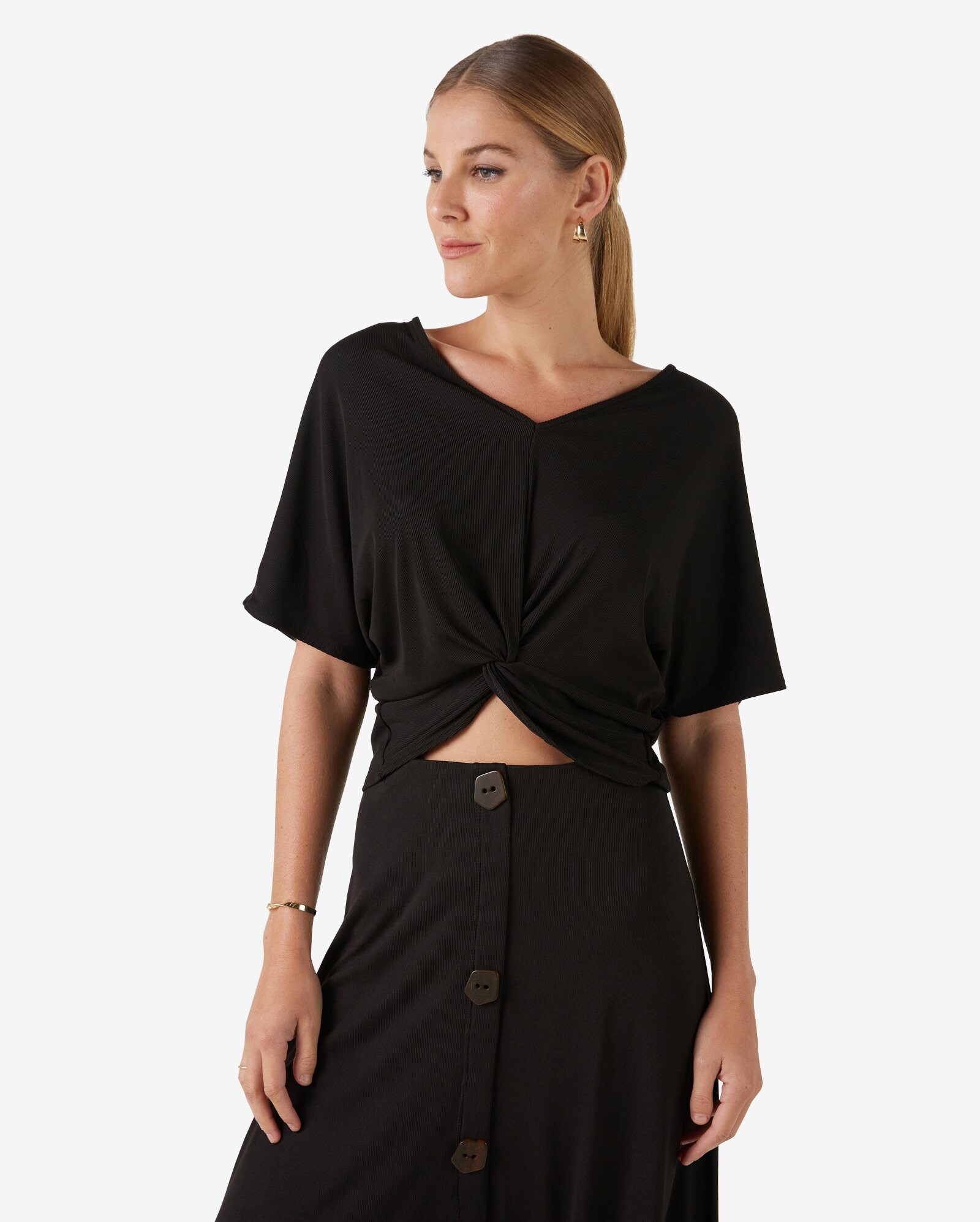 blusa feminina decote transpassado